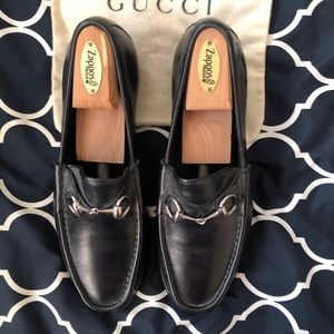 Gucci bridle buckle loafers